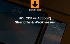 HCL CDP vs ActionIQ Strength & Weaknesses