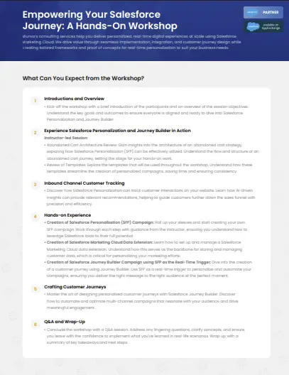 Empowering Salesforce Journey Workshop pdf image