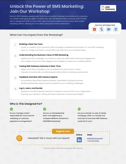 SMS Marketing Workshop pdf image
