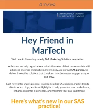 sas newsletter preview